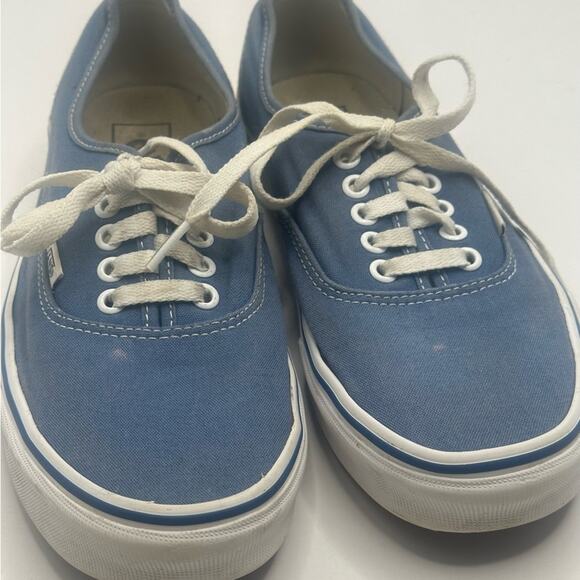 VANS UNISEX OLD SKOOL STYLE Blue CANVAS Lace -Up Men-8 Women-9.5 M EUC - Picture 2 of 10
